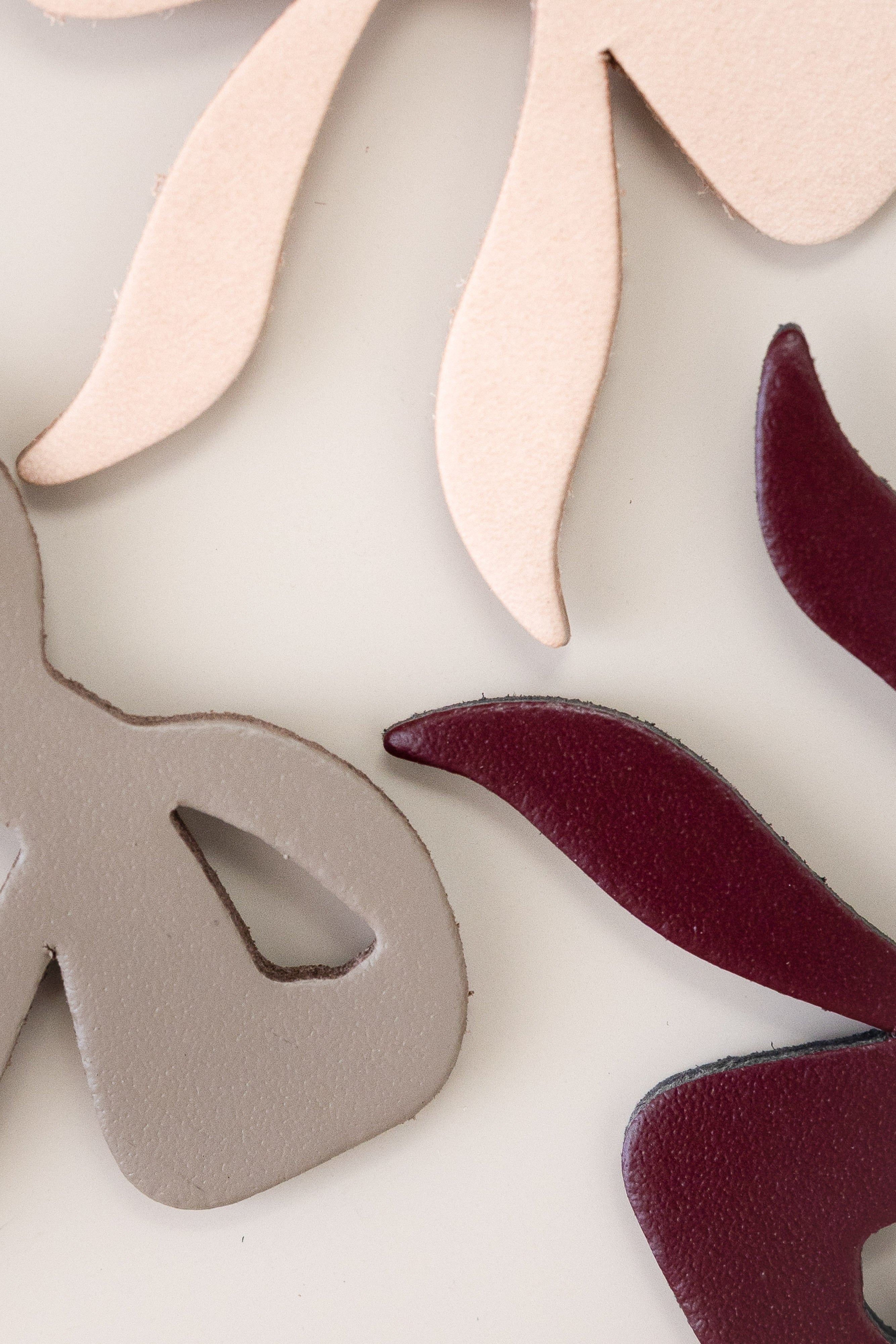 Signature Leather Bow & Pom Pom Charm