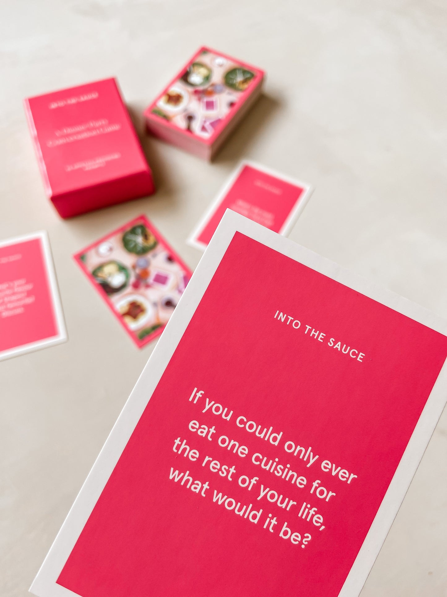 Into The Sauce: A Dinner Party Conversation Game