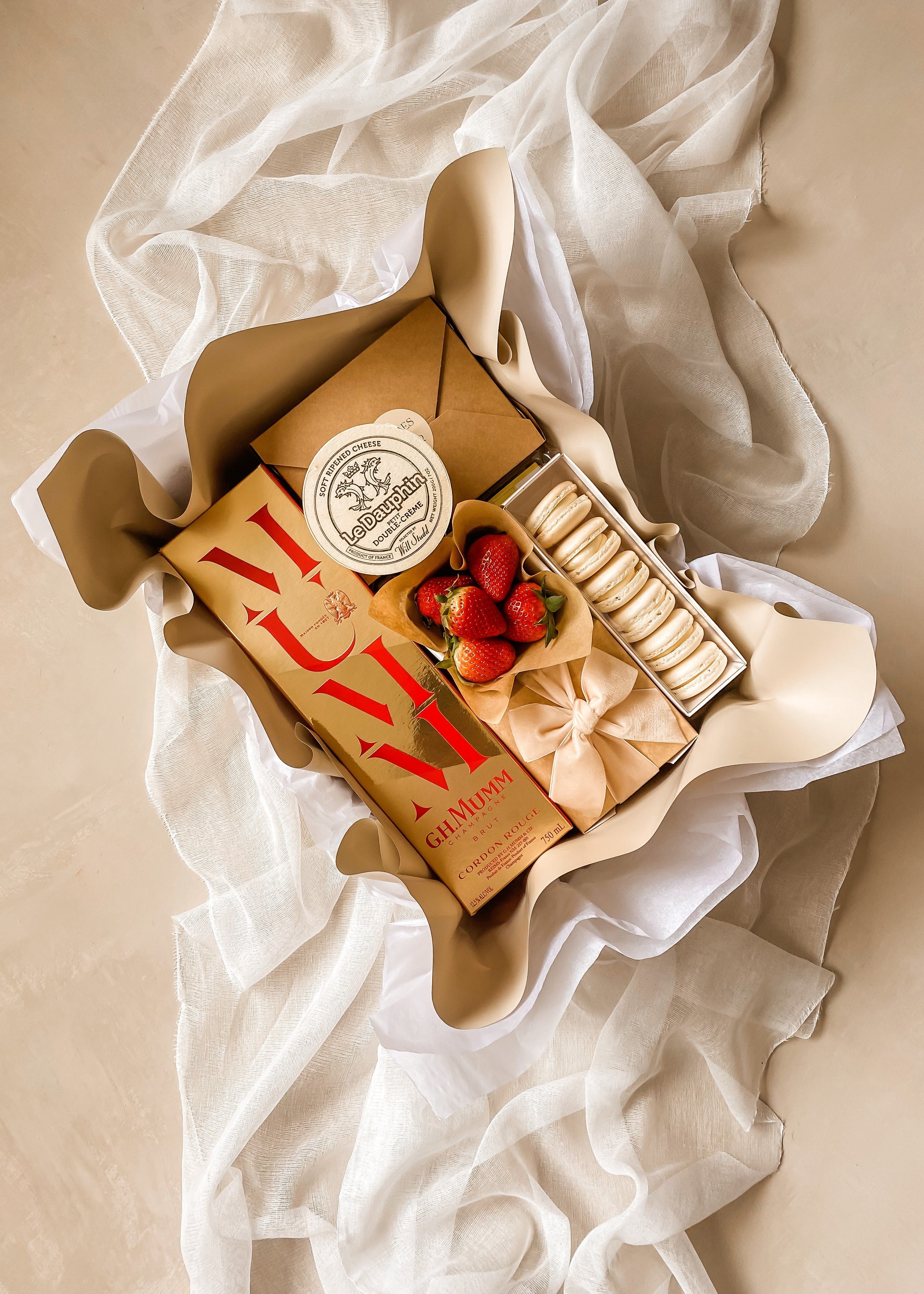 Lush Trinity Hamper with G.H. Mumm Cordon Rouge