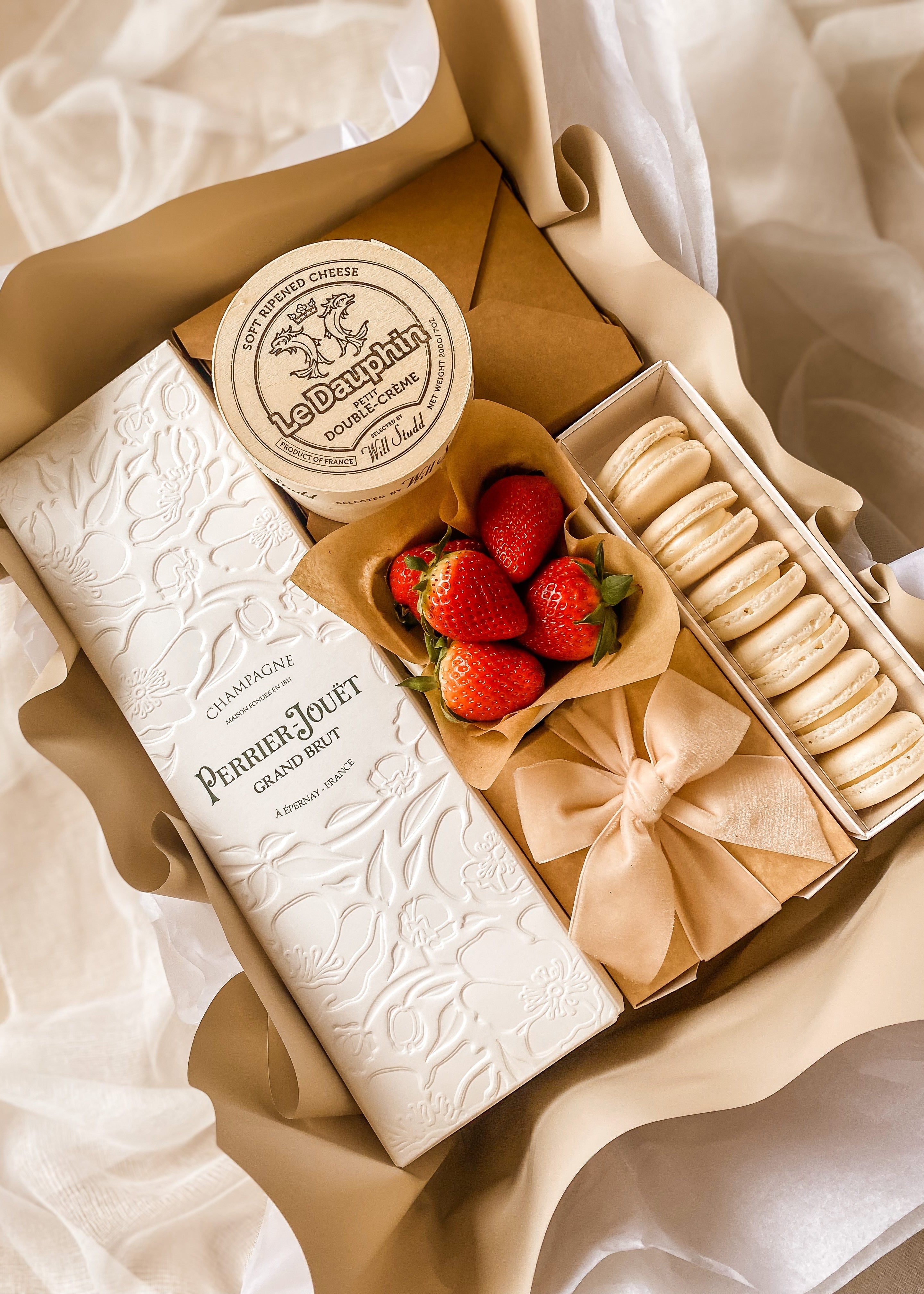 Lush Trinity Hamper with Perrier Jouet Grand